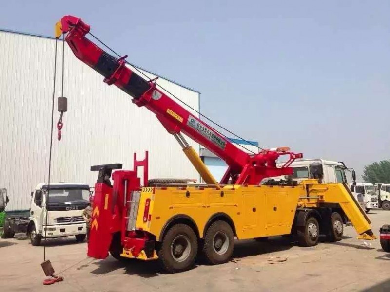 重汽豪沃前四后八一托一清障車