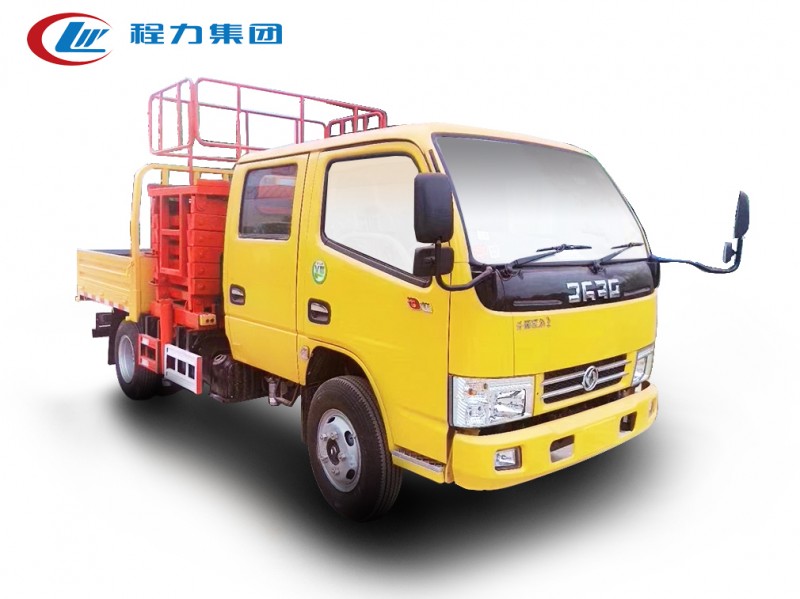 東風雙排座8-10米平臺升降高空作業車 東風雙排座8-10米平臺升降高空作業車圖片