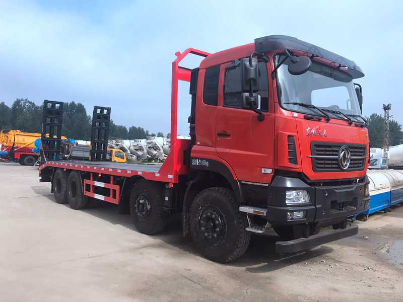 東風天龍前四后八平板運輸車圖片