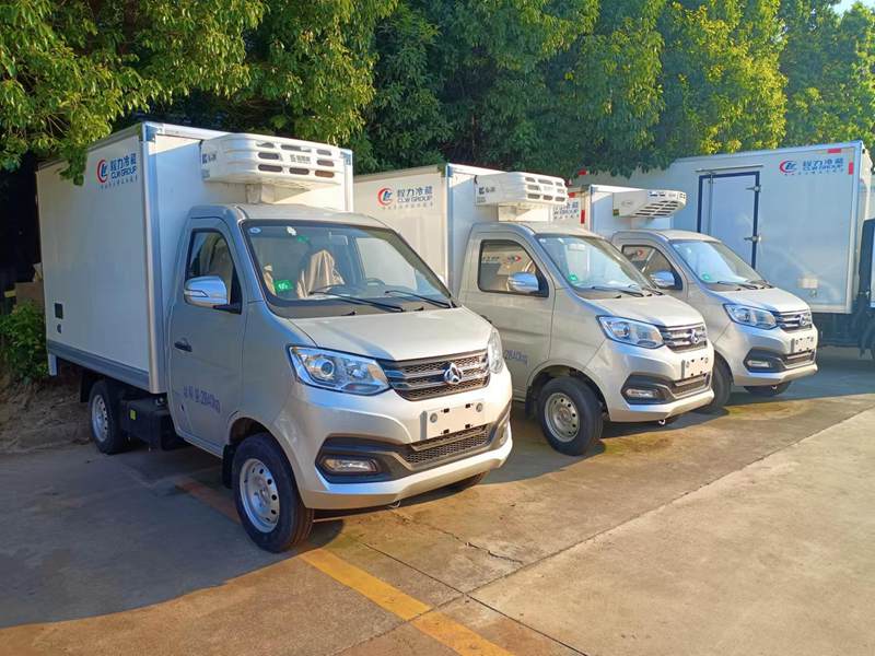 長安后雙輪冷藏車